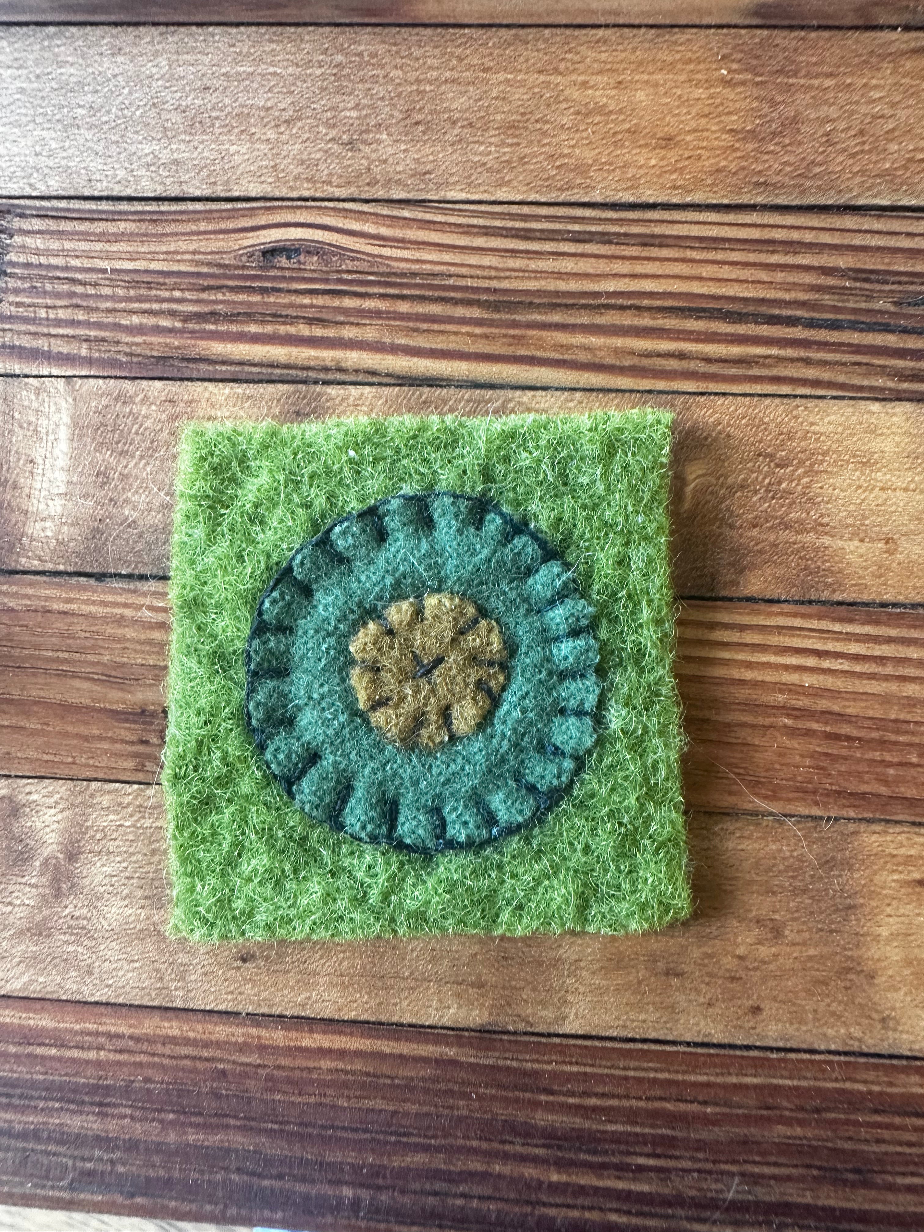 Felted Wool Patch