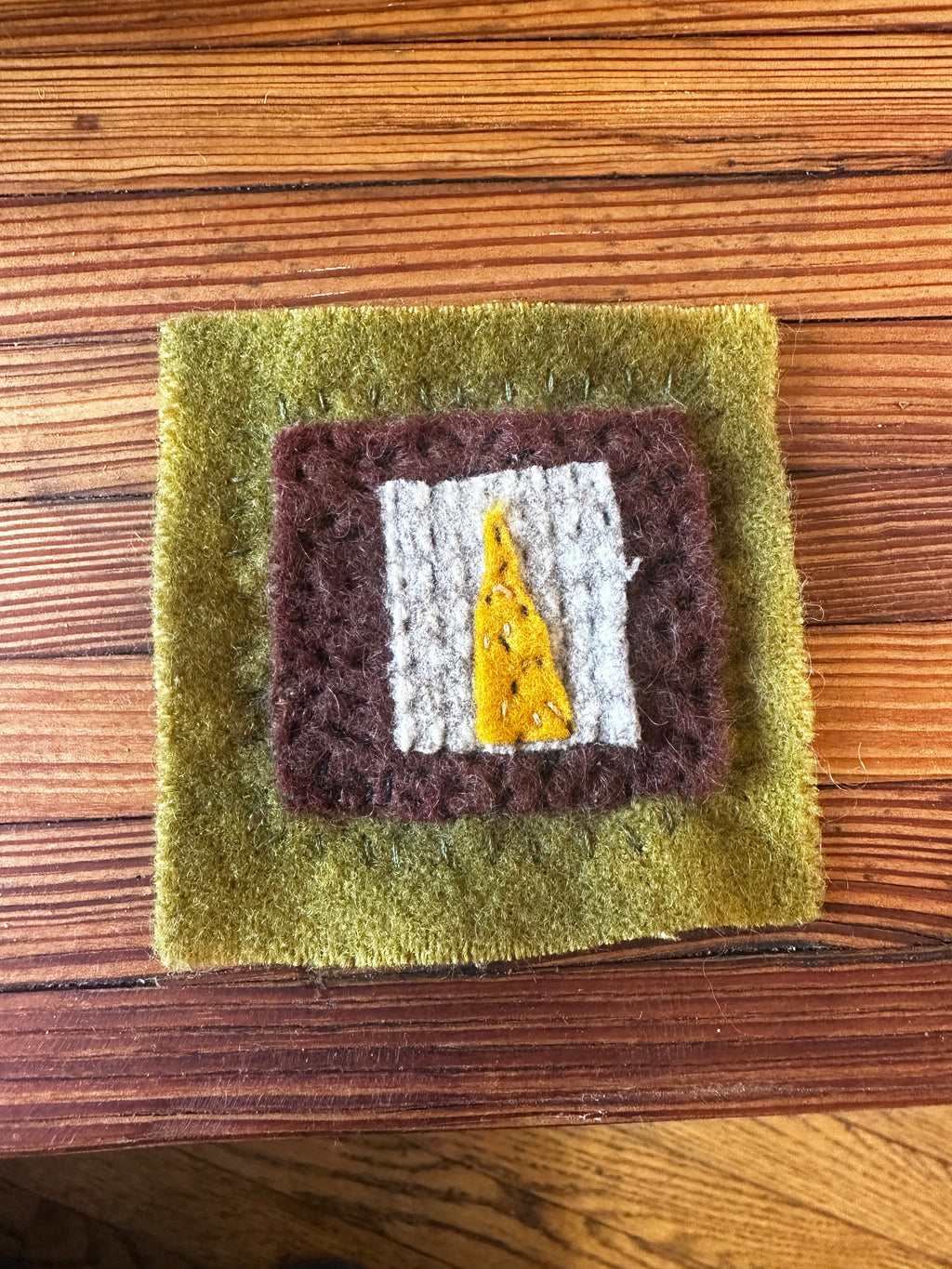 Felted Wool Patch