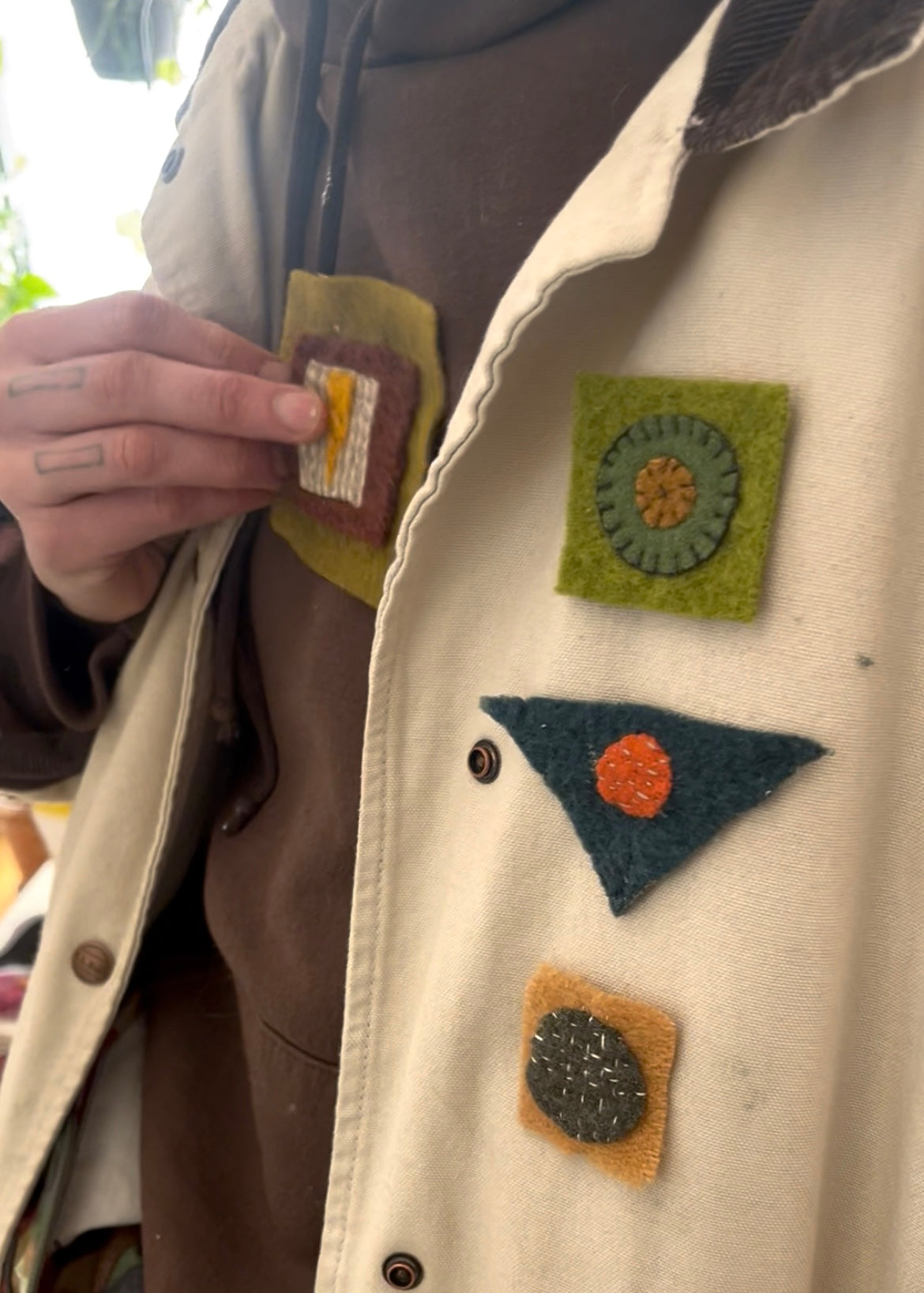 Felted Wool Patch